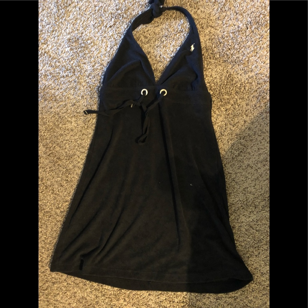 Ralph Lauren sweater cover up size Large black